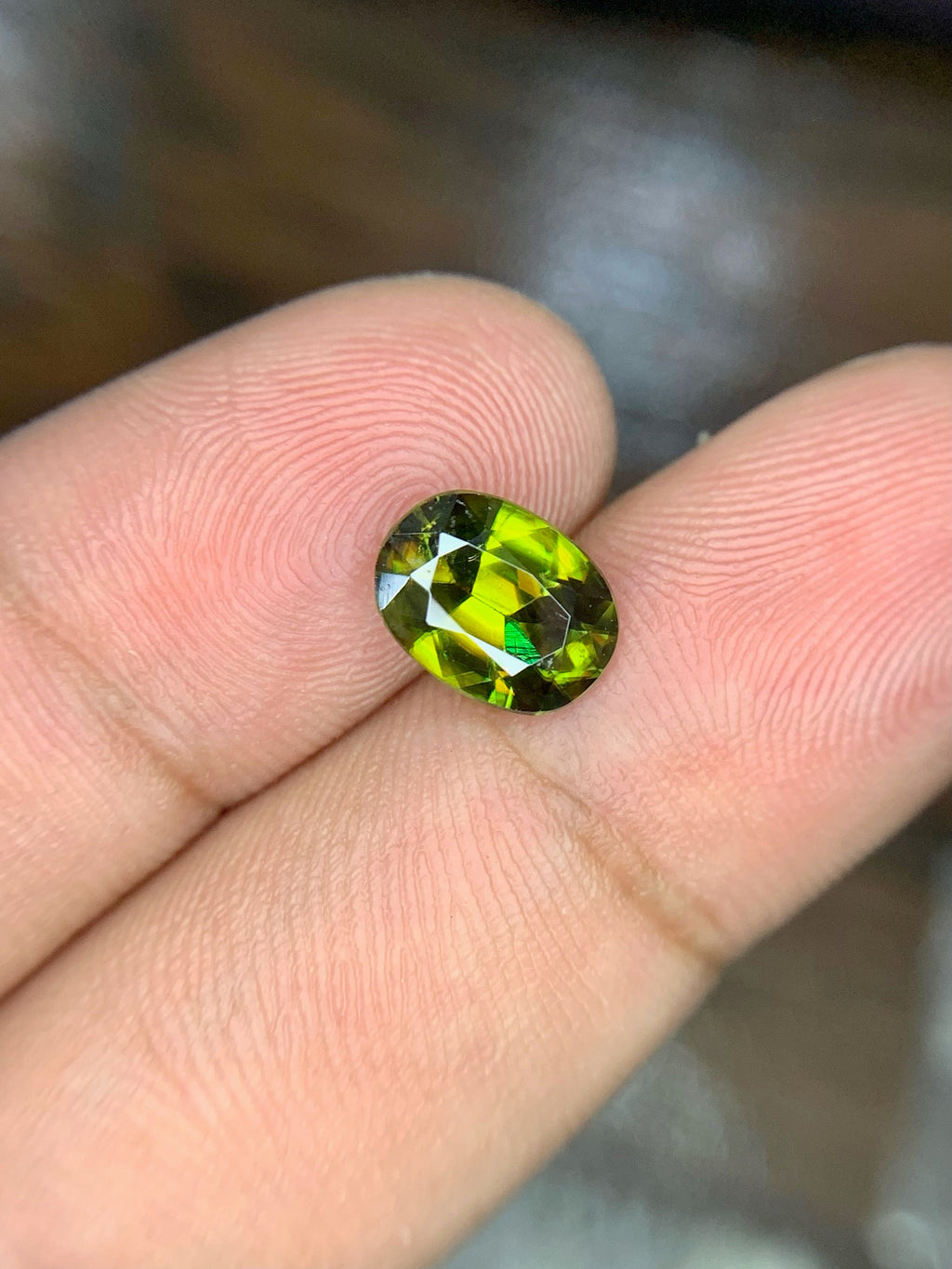 Ultra Fire Chrome Sphene Loose Gemstone - 1.70 Carat