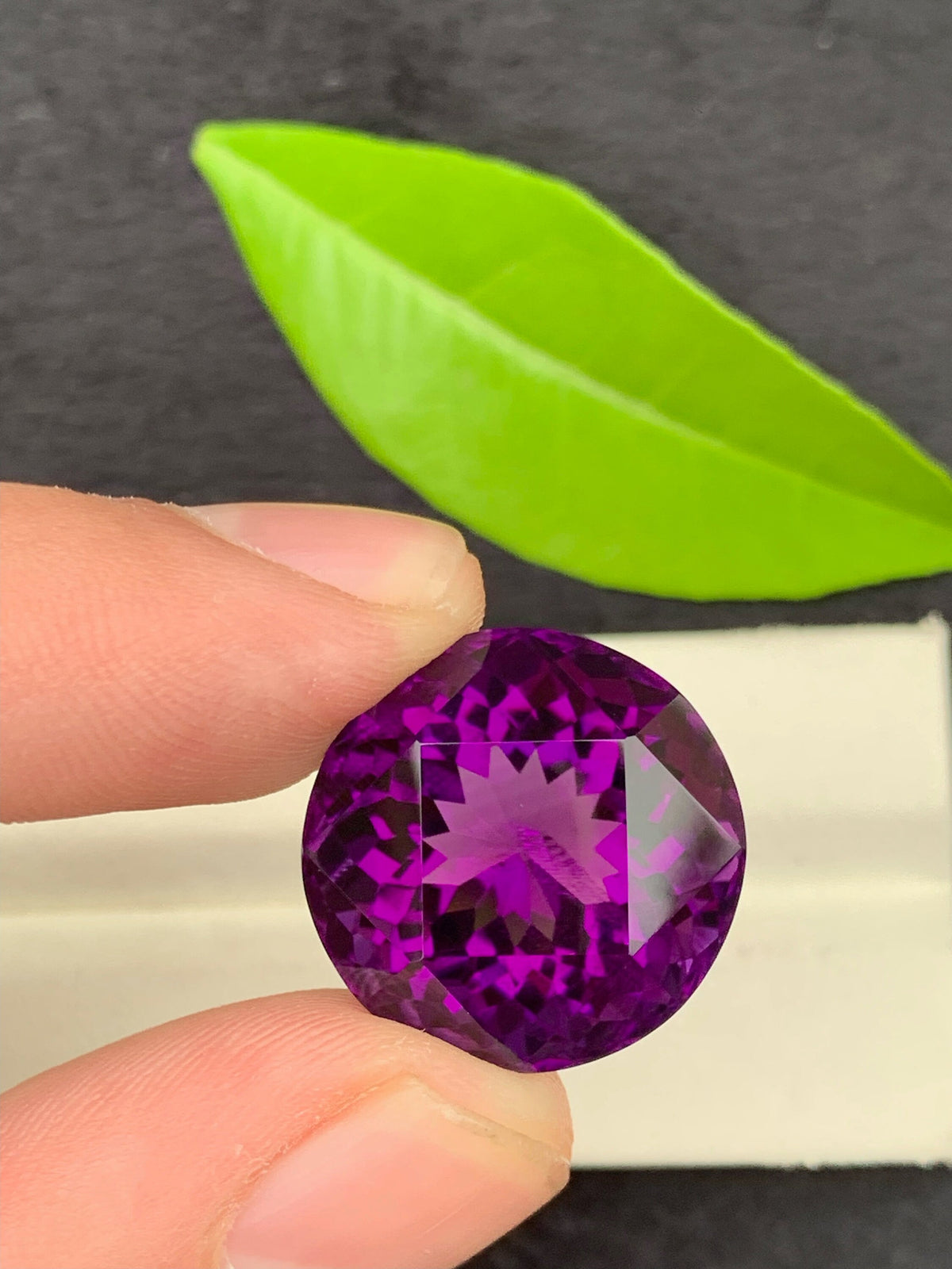 Fancy Cut Natural Amethyst Loose Gemstone - 37 carats