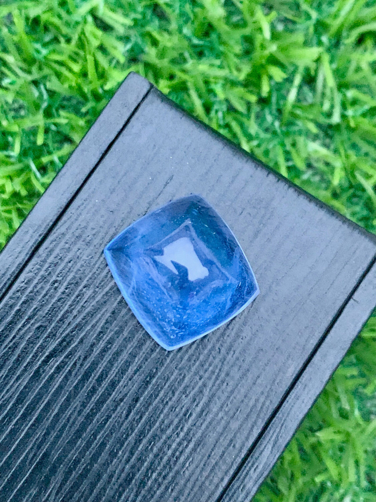 Deep Blue Aquamarine Sugar Loaf Cabochon: March Birthstone, 25.35 CT