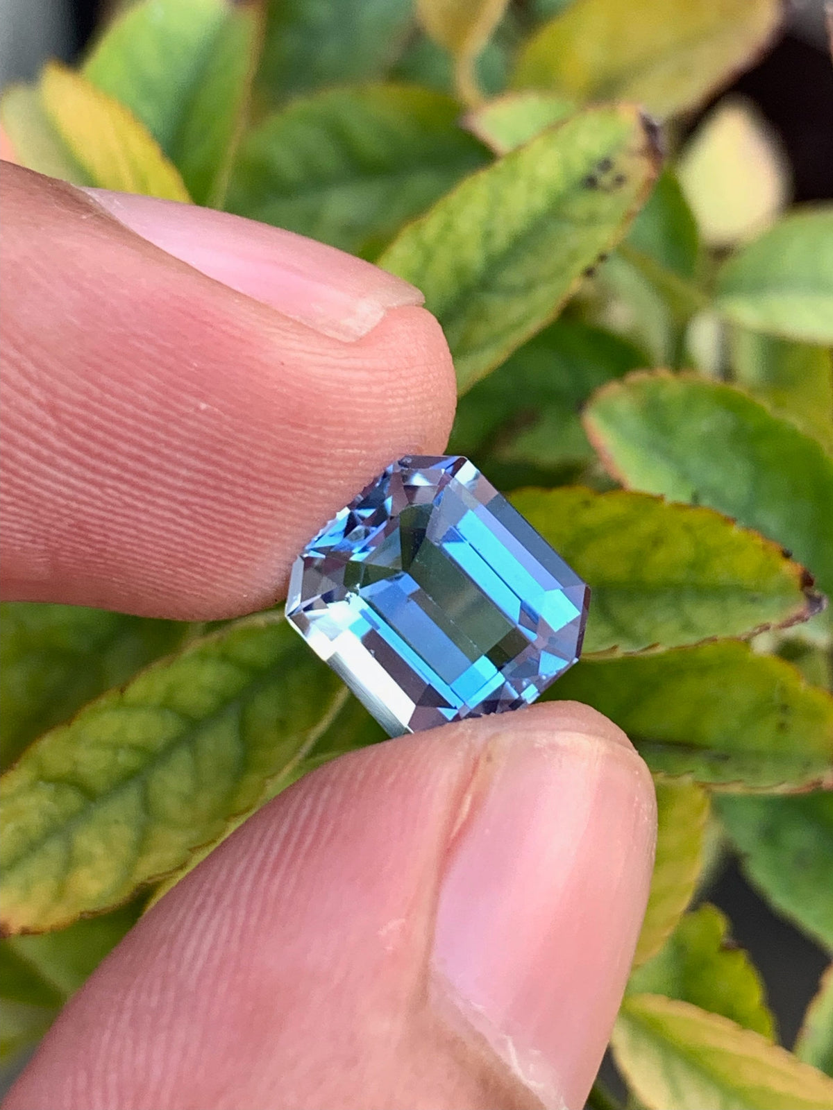 Santa Maria Blue Aquamarine Gemstone: Emerald Cut, 3.30 Carats
