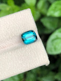 2.55 Carat Lagoon Tourmaline Gemstone: Cushion Cut Loose Stone from Afghanistan