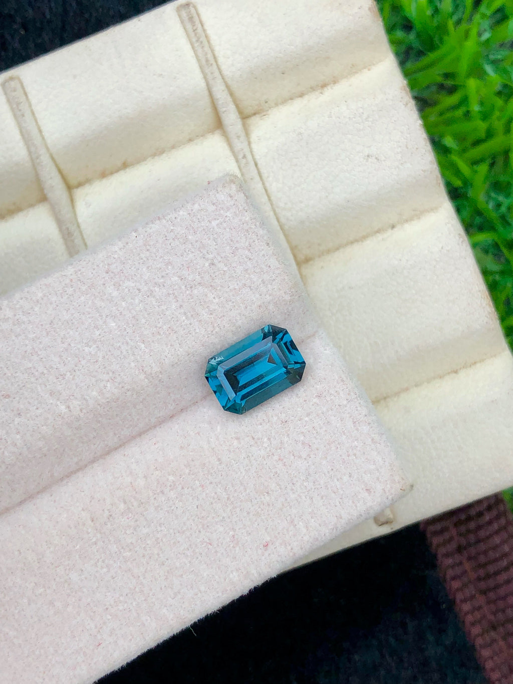 Blue Lagoon Tourmaline Gemstone: Emerald Cut, 1.40 CT, Afghanistan