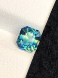 Parti Sapphire 1.21ct Octagonal Asscher Cut Madagascar Certified