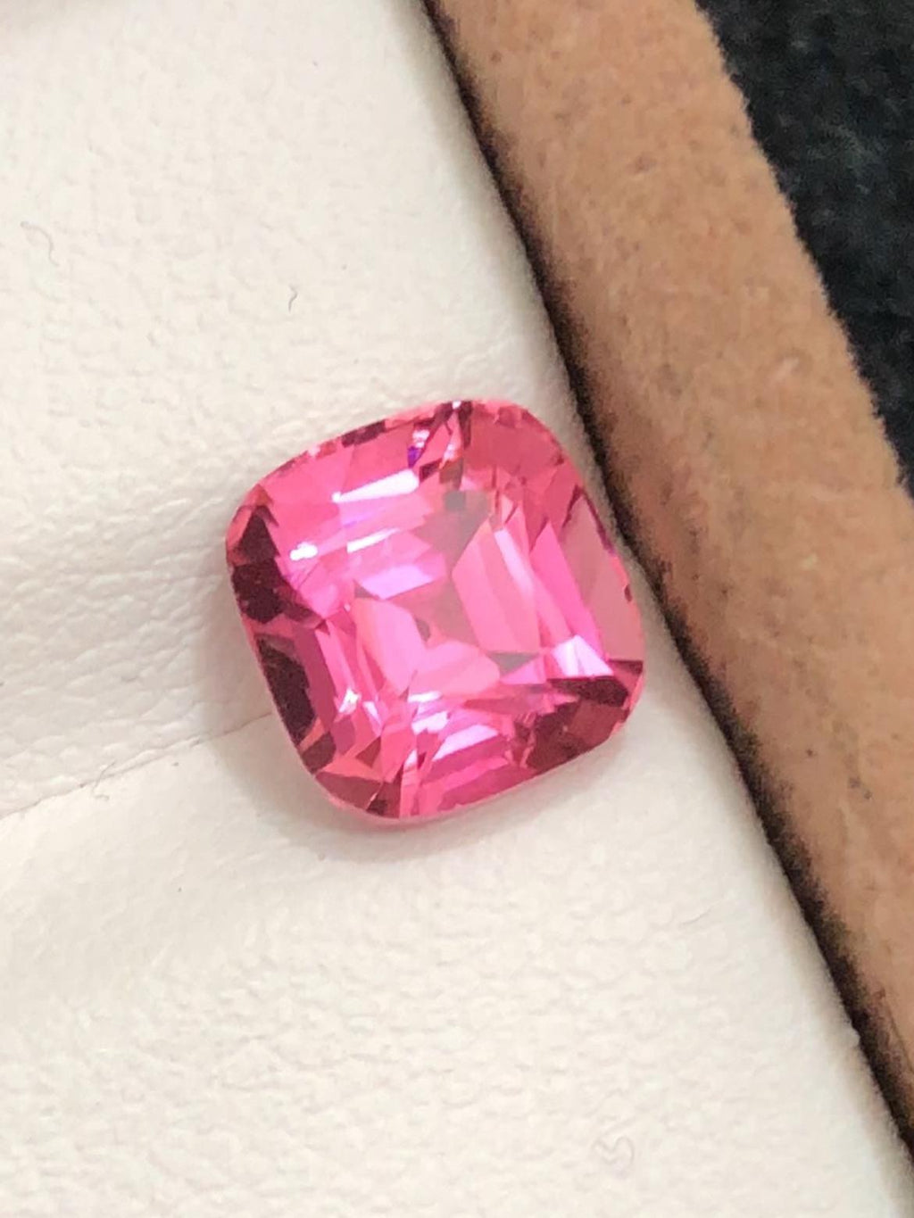 Hot Pink Rubellite 2.50 Cushion Cut Madagascar