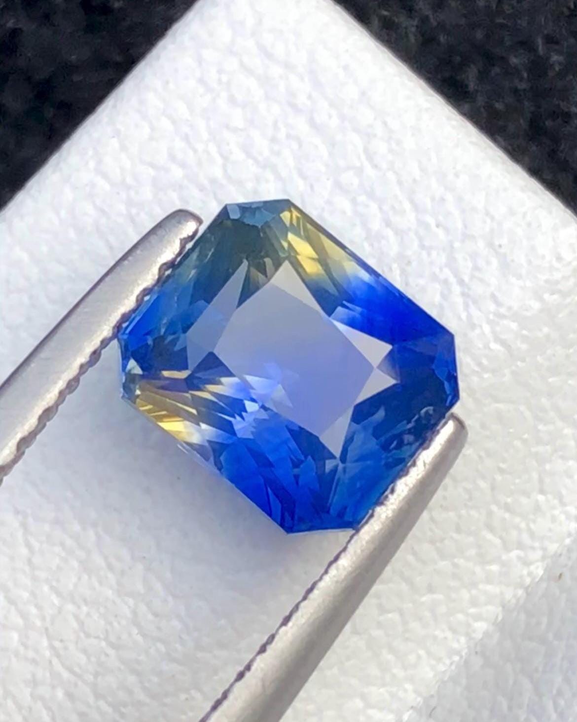 Parti Sapphire 2.12 Carat Octagonal Radiant Cut Loose Gem - Sri Lanka Certified