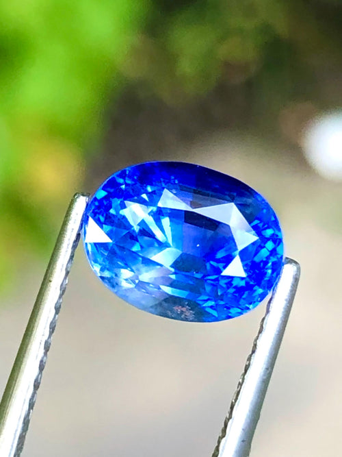 3.7 Carat Blue Sapphire – Fancy Cut Loose Gemstone from Sri Lanka