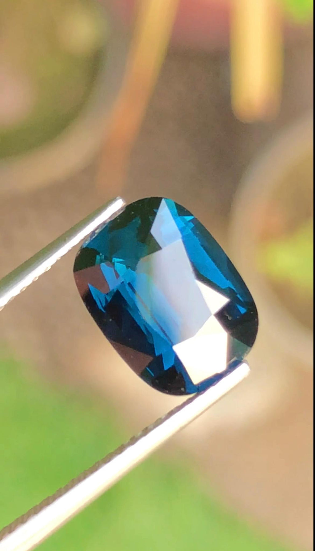 Natural Cobalt Spinel 3.62 Ct in Cushion Cut From Tanzania