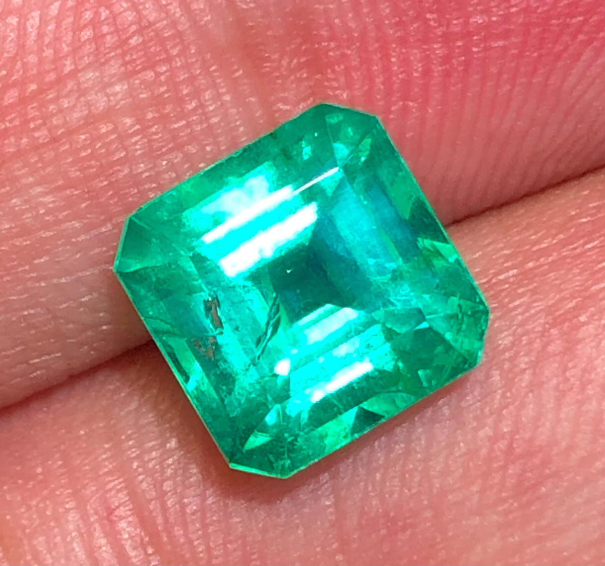 GRS Certified Brazil Mines Emerald,Premium Gem Quality 3.66 Cts Minor