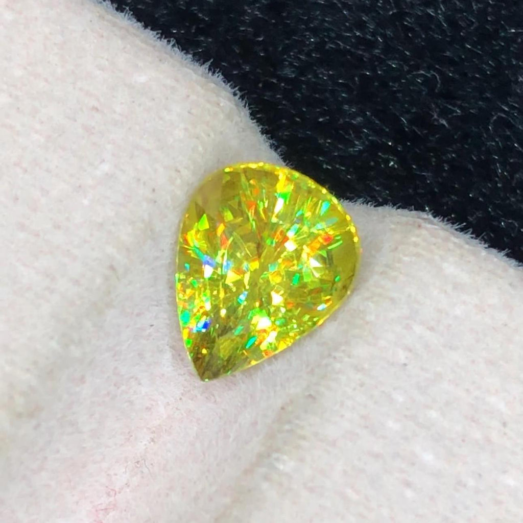 Heart Shape Sphene 1.70ct with Brilliant Fire – Pakistan Origin