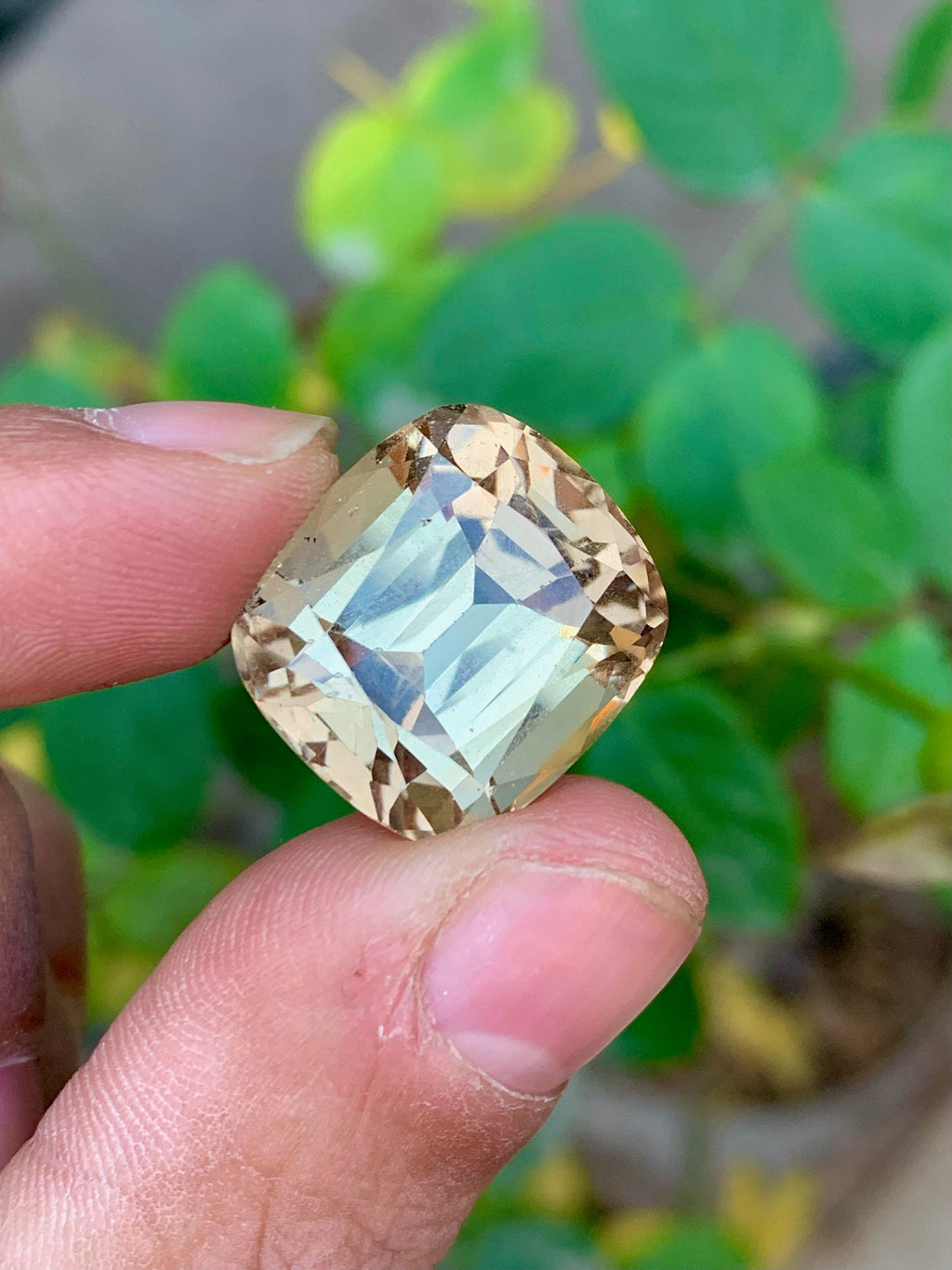 Golden Yellow Topaz: 34.45 CT Cushion Cut Loose Gemstone