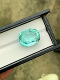 Natural Aquamarine Gemstone: 36.65 Carat Cushion Cut, Brazil