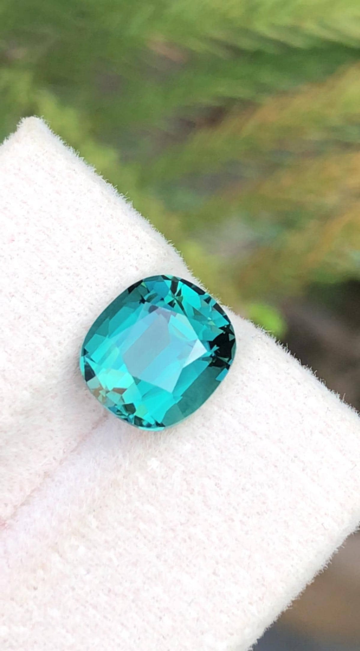 Natural Indicolite Tourmaline Gemstone – Oval Cut, 4.10 Carats (Afghanistan)