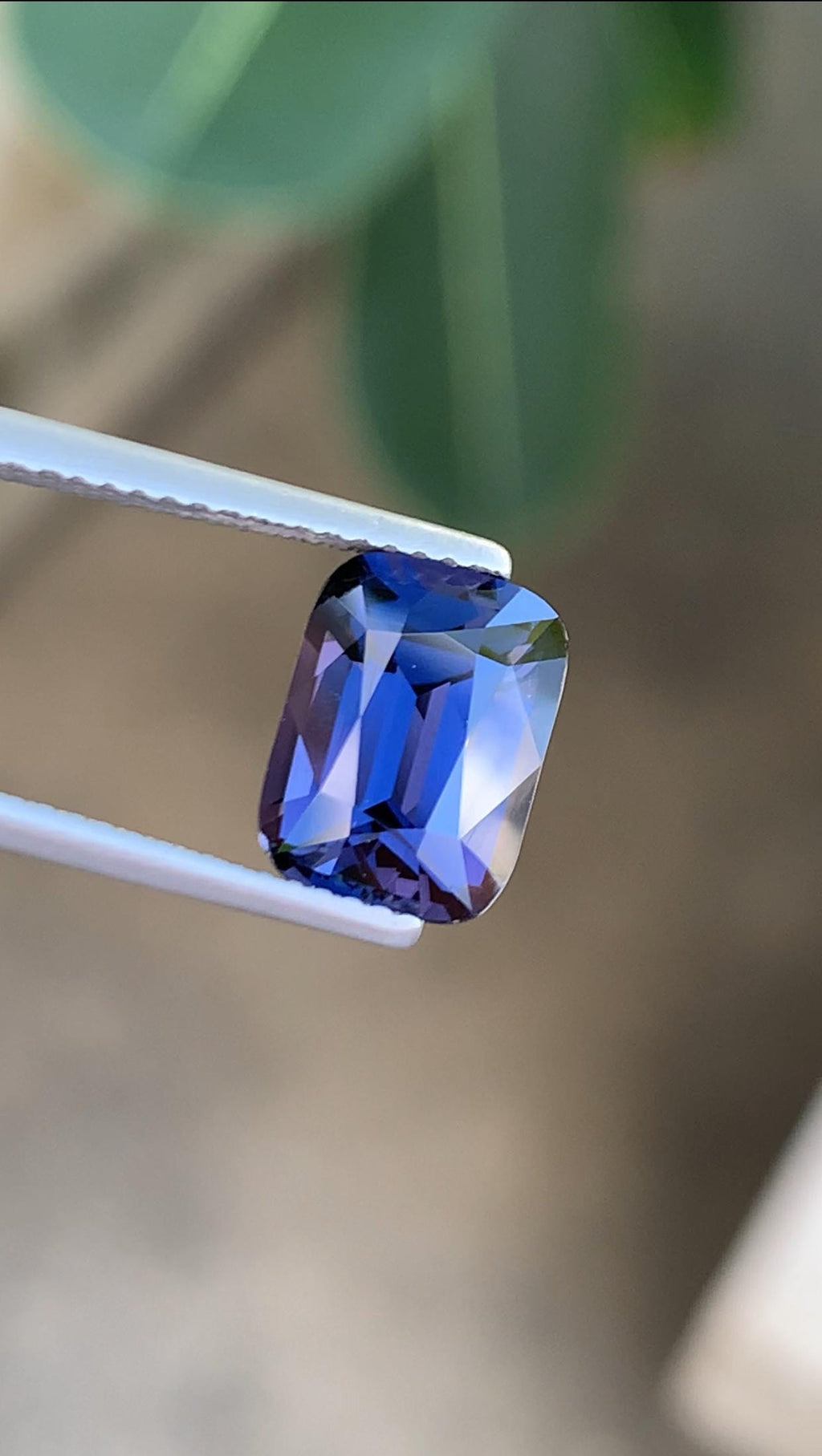 3.70ct Cobalt Blue Spinel Gemstone: Rare Deep Blue Gem