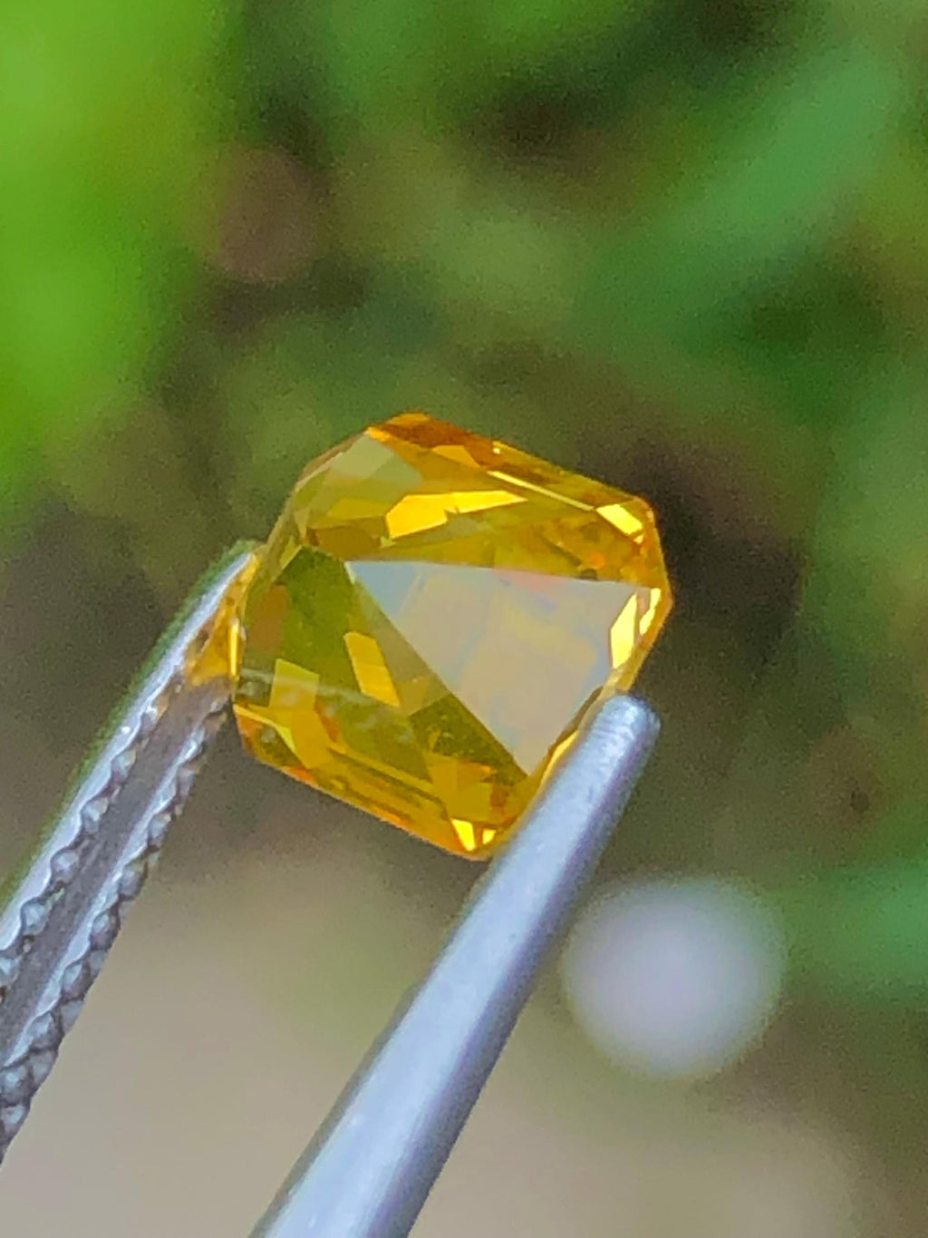 Yellow Sapphire 1.56 ct Emerald Octagonal Cut Madagascar