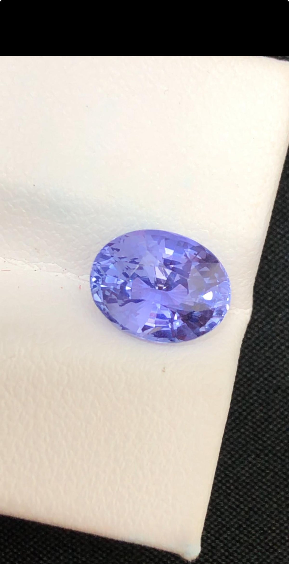 Certified 3.06 Carat Oval Blue Sapphire Gemstone: Untreated Jewelry Stone