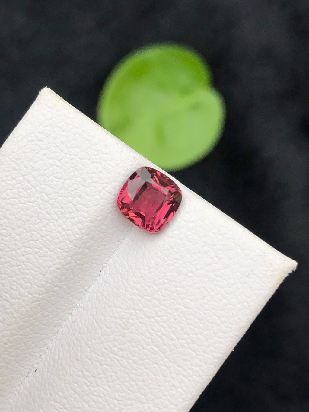 Deep Red Cushion Cut Spinel: Afghanistan Gemstone (1.20 Carat)