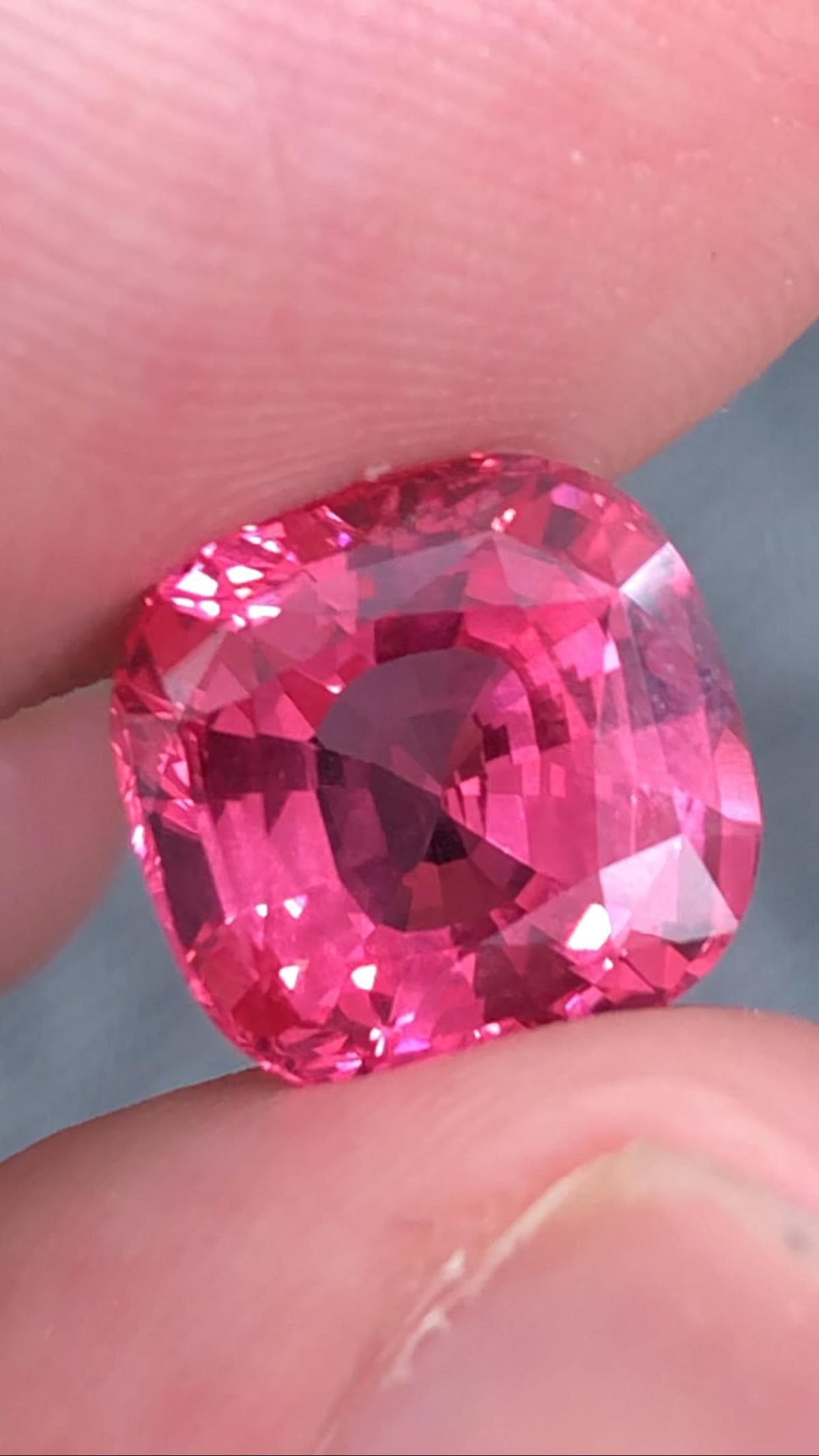 Vivid Pinkish-Red Mahenge Spinel Gemstone: 5 CT Rare Collector's Stone