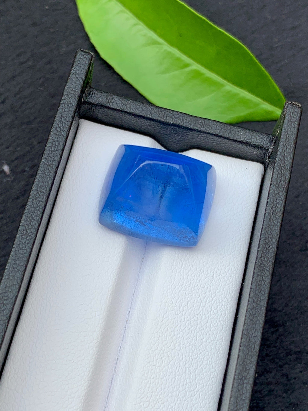 Deep Blue Aquamarine Sugar Loaf Cabochon: 30 Carat March Birthstone