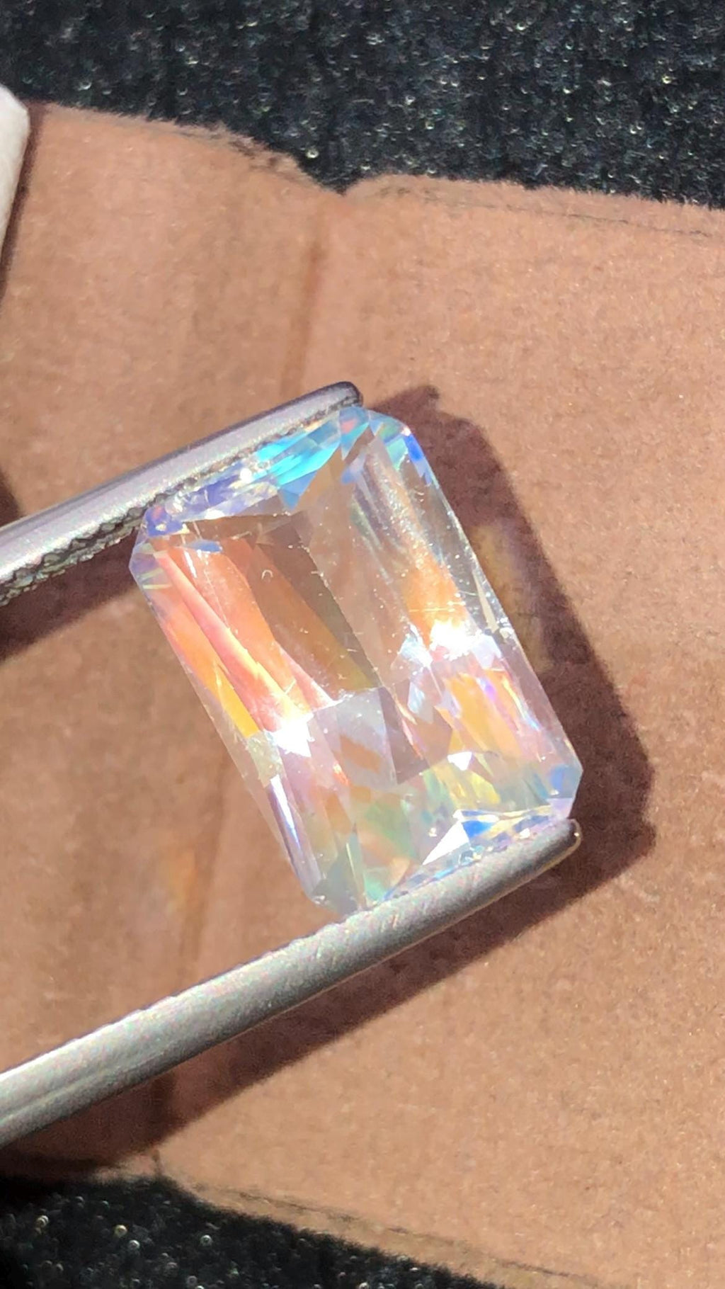 Rainbow Moonstone 4.51 Carat - Fancy Cut Gemstone From Madagascar