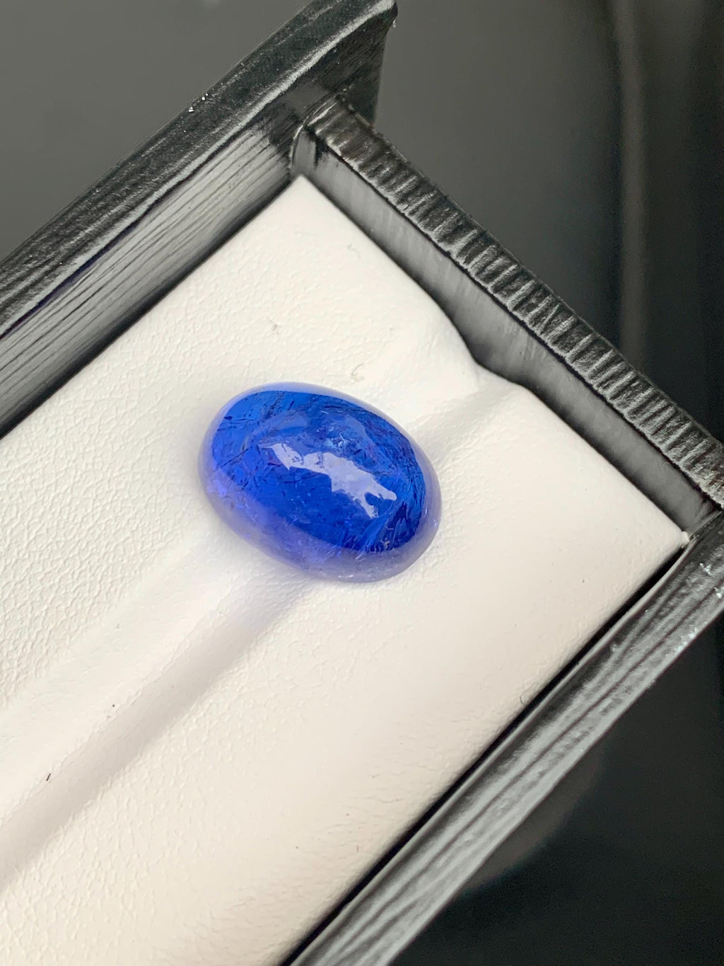 AAA Tanzanite Cabochon: Loose December Birthstone, Jewelry Making (16.40 Carat)