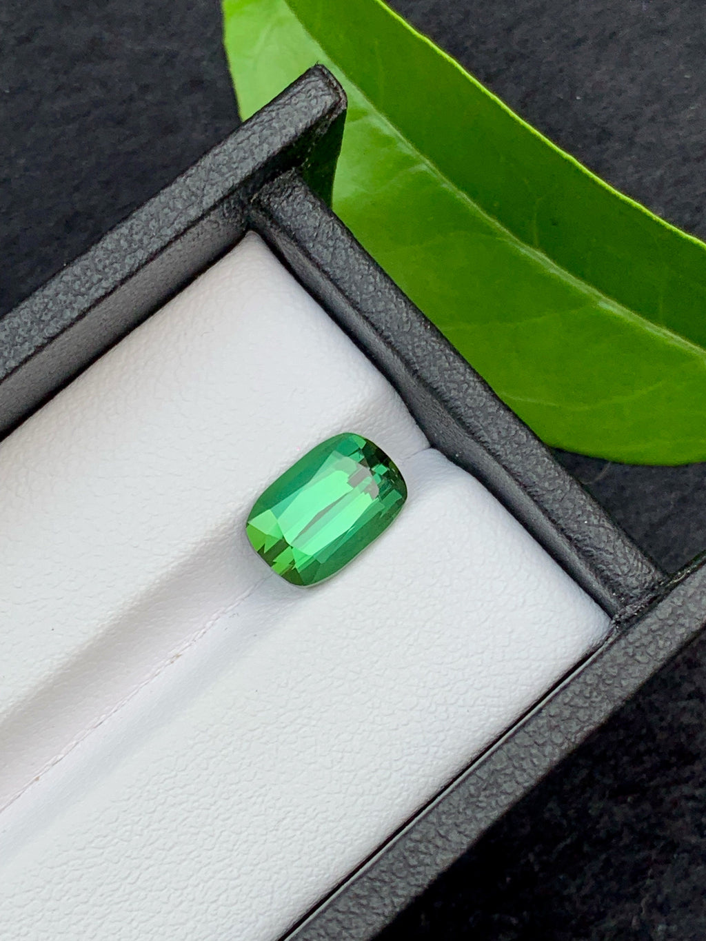 Green Tourmaline Gemstone: 3.05 CT Flawless Cushion Cut, Afghanistan