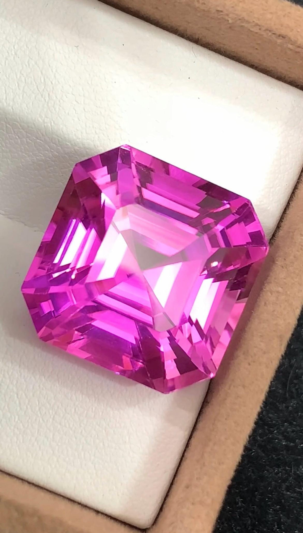 Pink Kunzite 62.95  Carat Octagonal Cut Loose Gemstone from Afghanistan