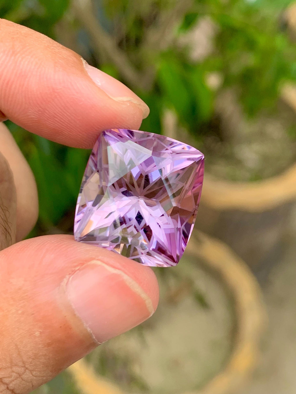 Amethyst 28.90ct Fancy Cut from Brazil – Rich Purple Collector’s Gemstone