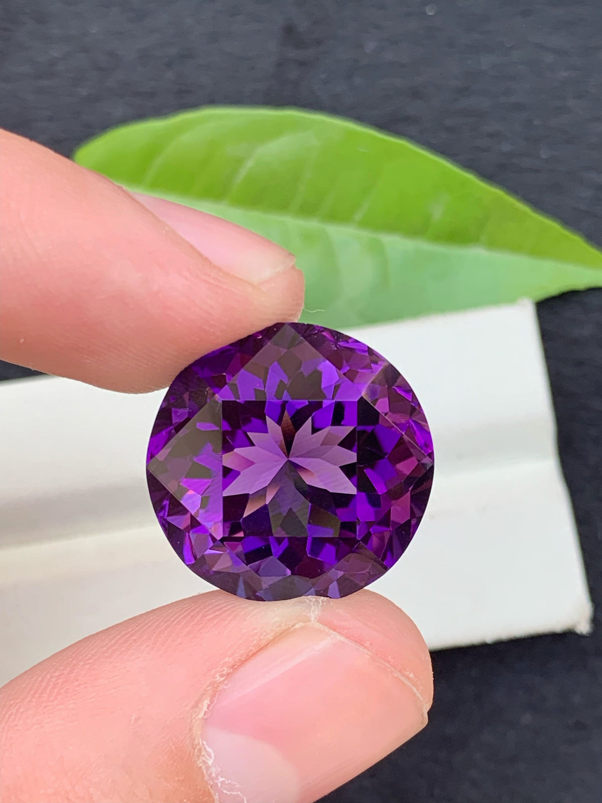 Fancy Cut Natural Amethyst Loose Gemstone - 33 carats