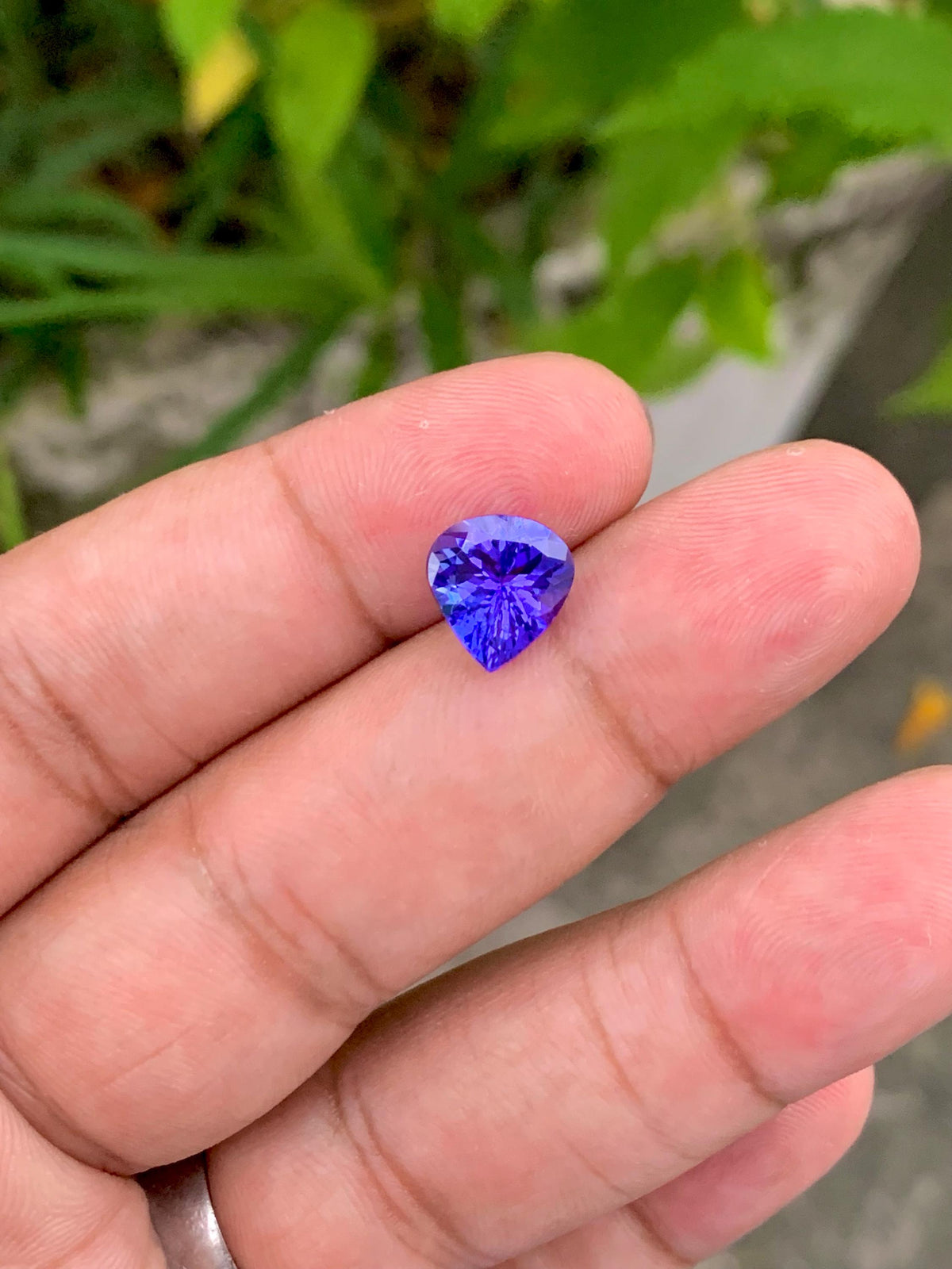 Natural Tanzanite Gemstone: 2.72 Carat Pear Shape, December Birthstone