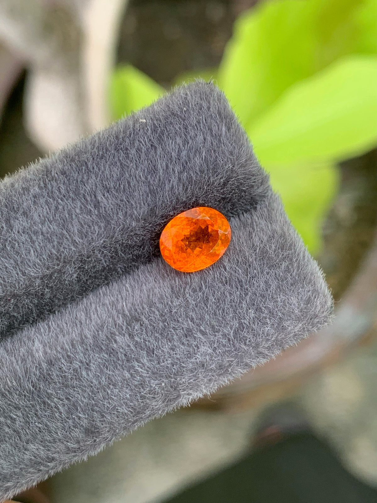 Natural Fanta Garnet Gemstone: Oval Cut, 3.60 CT, January Birthstone