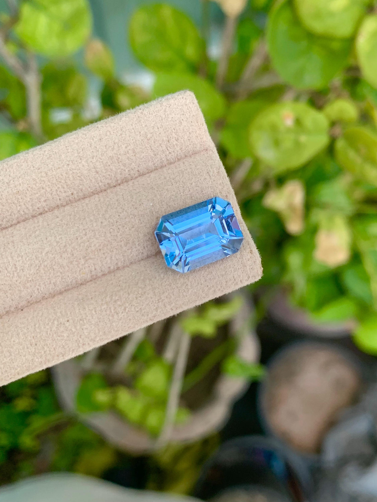Santa Maria Aquamarine Gemstone: Loose Emerald Cut, 5.05 CT, March Birthstone