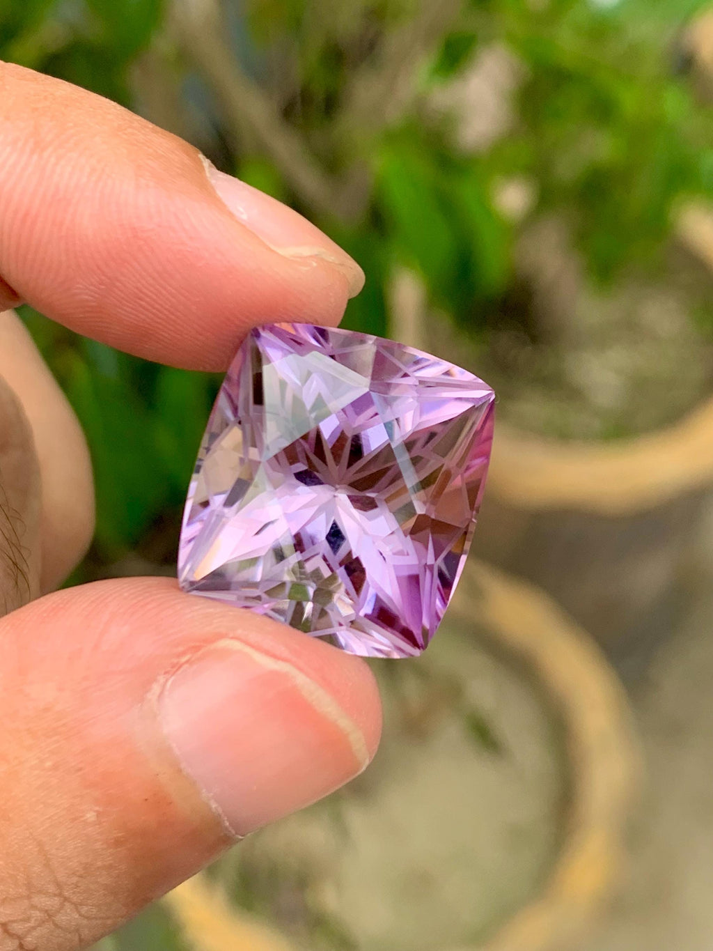 Amethyst 28.90ct Fancy Cut from Brazil – Rich Purple Collector’s Gemstone