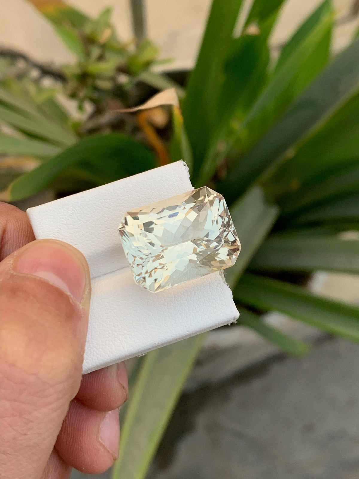 Imperial Color Topaz Loose Gemstone: Emerald Cut, 37.50 Carat