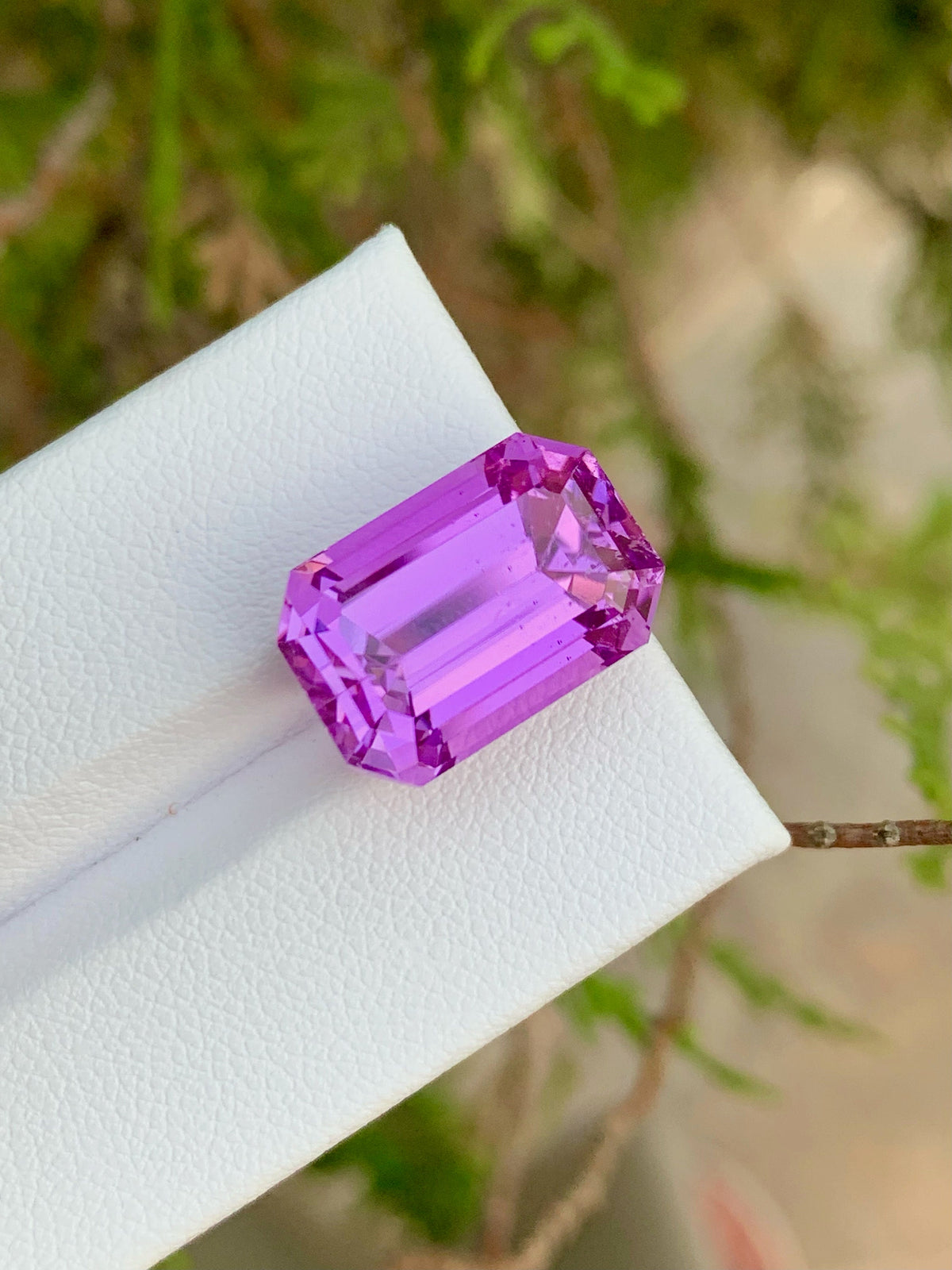 Lilac Kunzite Stone For Jewelry Making, Pink Kunzite Gemstone, 16.15 CT