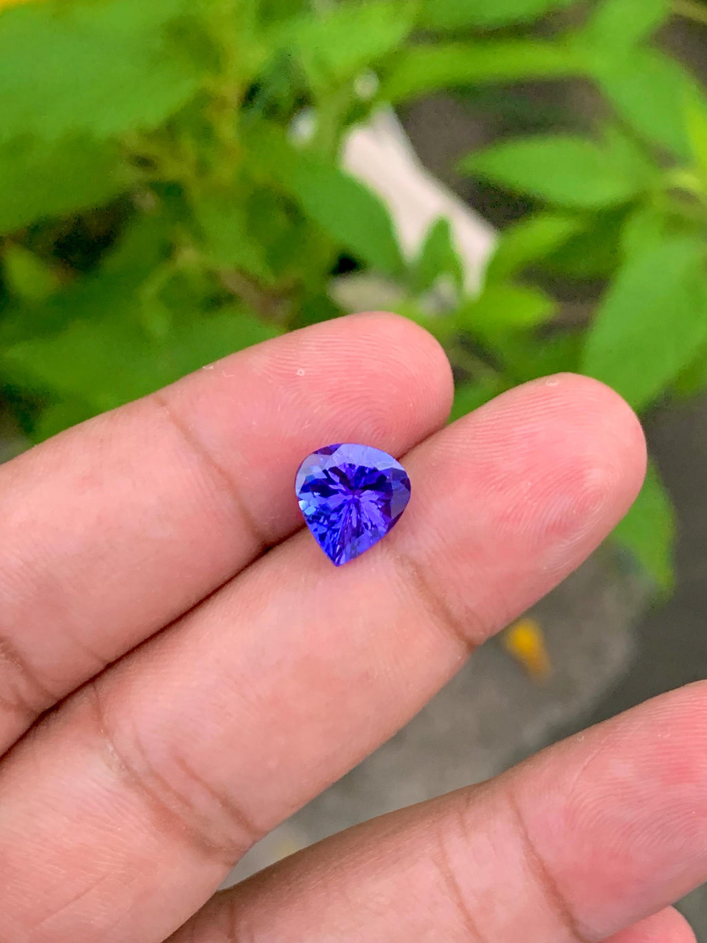 Natural Tanzanite Gemstone: 2.72 Carat Pear Shape, December Birthstone