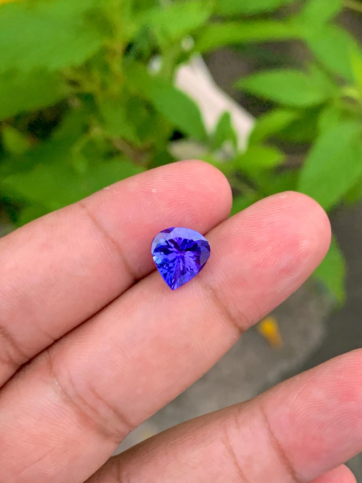 Natural Tanzanite Gemstone: 2.72 Carat Pear Shape, December Birthstone