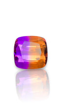 Bi-Color Ametrine 17.35 Ct Cushion Cut – Gemstone from Brazil