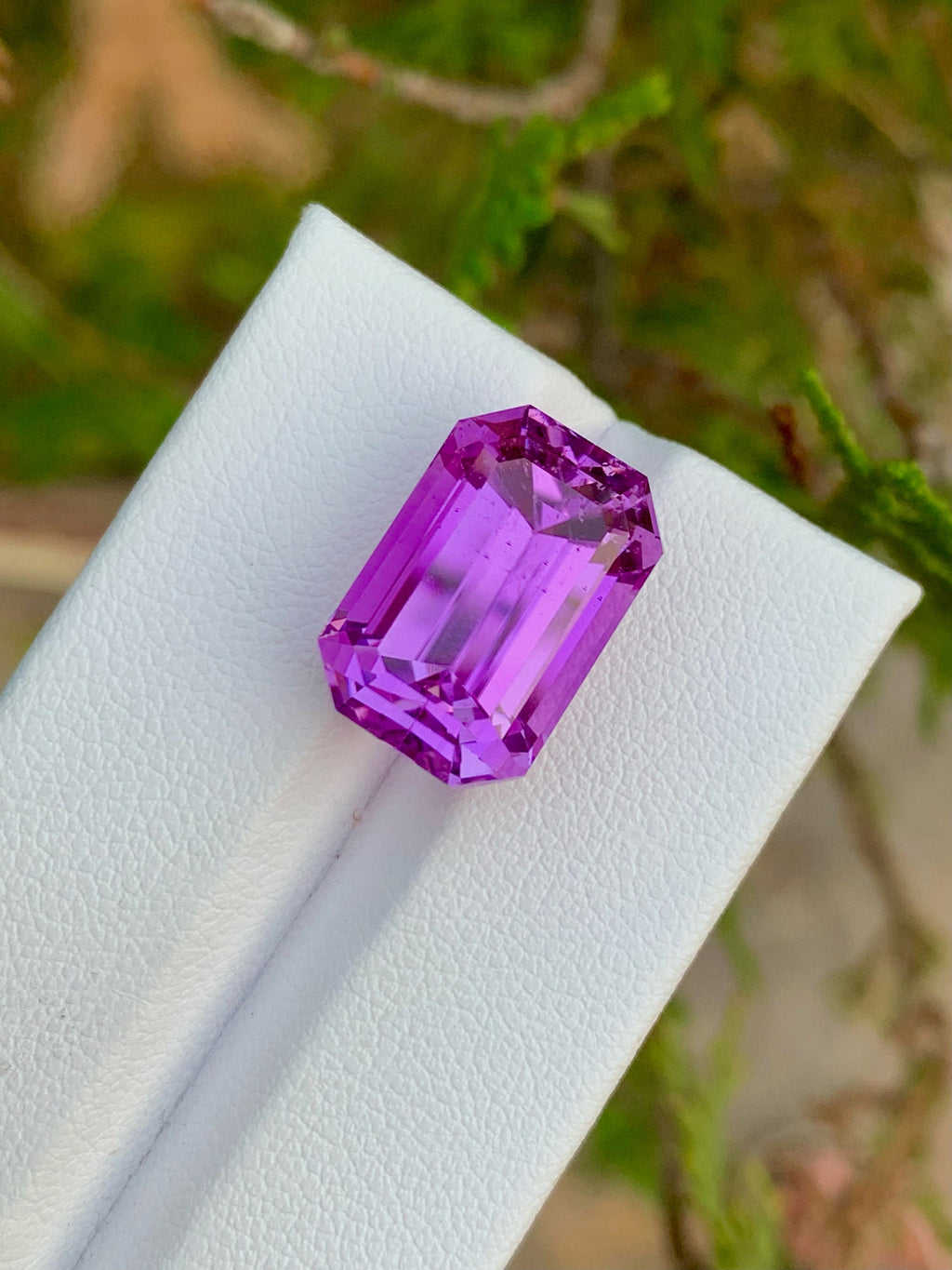 Lilac Kunzite Stone For Jewelry Making, Pink Kunzite Gemstone, 16.15 CT