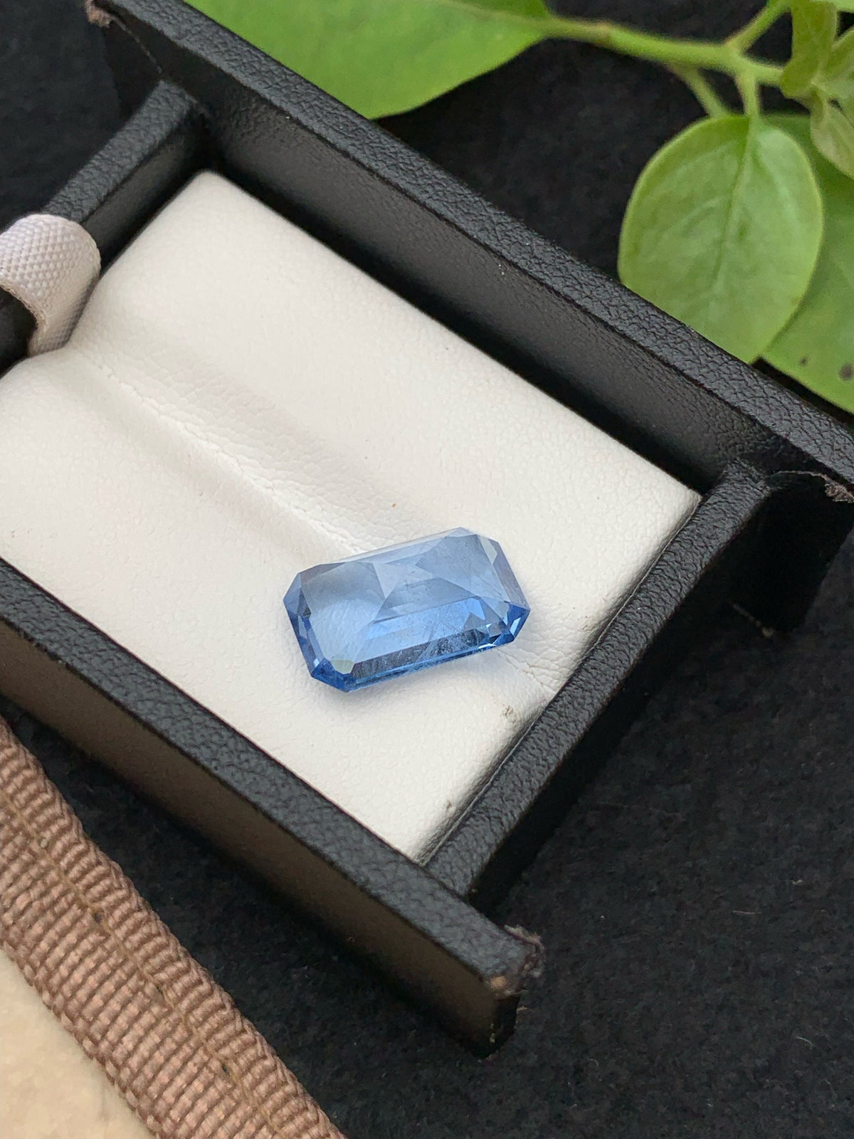 Santa Maria Blue Aquamarine Gemstone: Emerald Cut, March Birthstone (6.30 Carats)