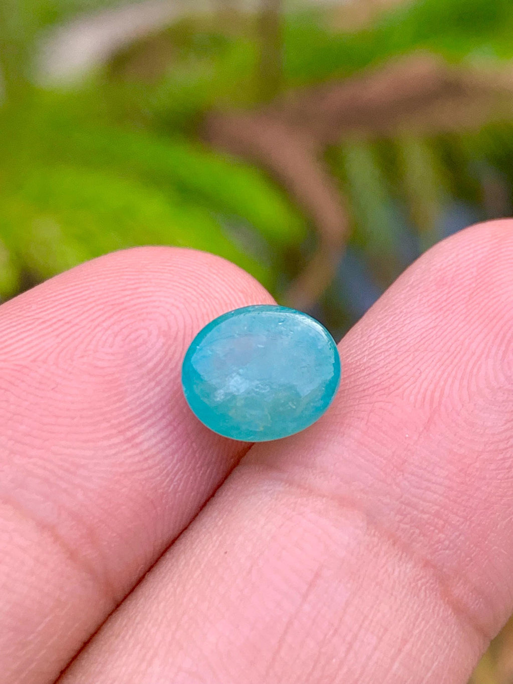 Grandidierite Gemstone Cabochon: Rare Bluish-Green Jewelry Stone, 13.15 CT