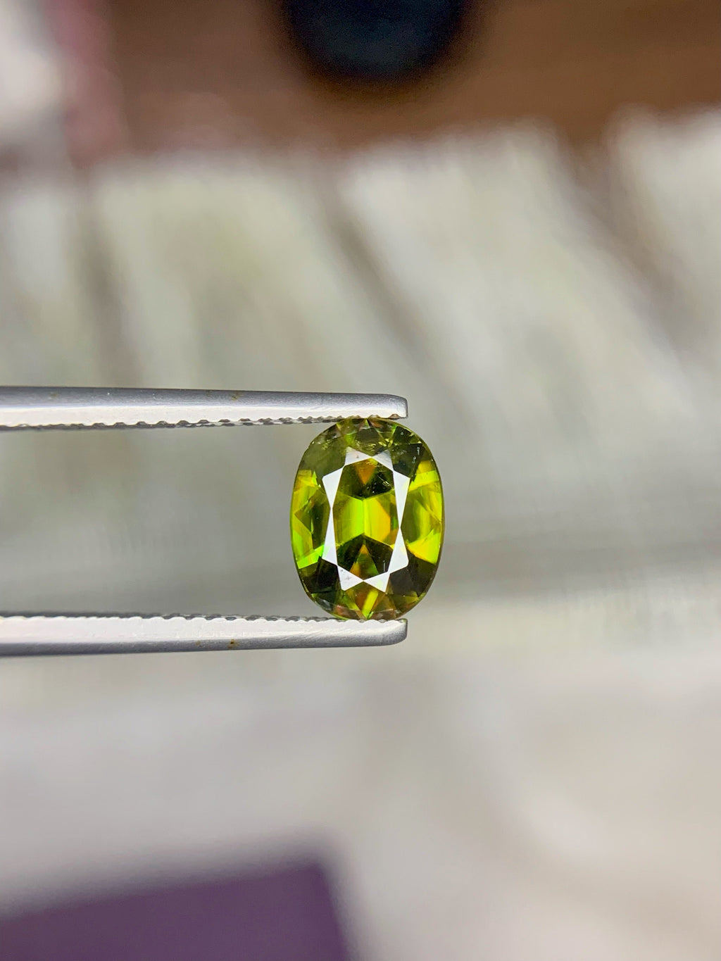 Ultra Fire Chrome Sphene Loose Gemstone - 1.70 Carat