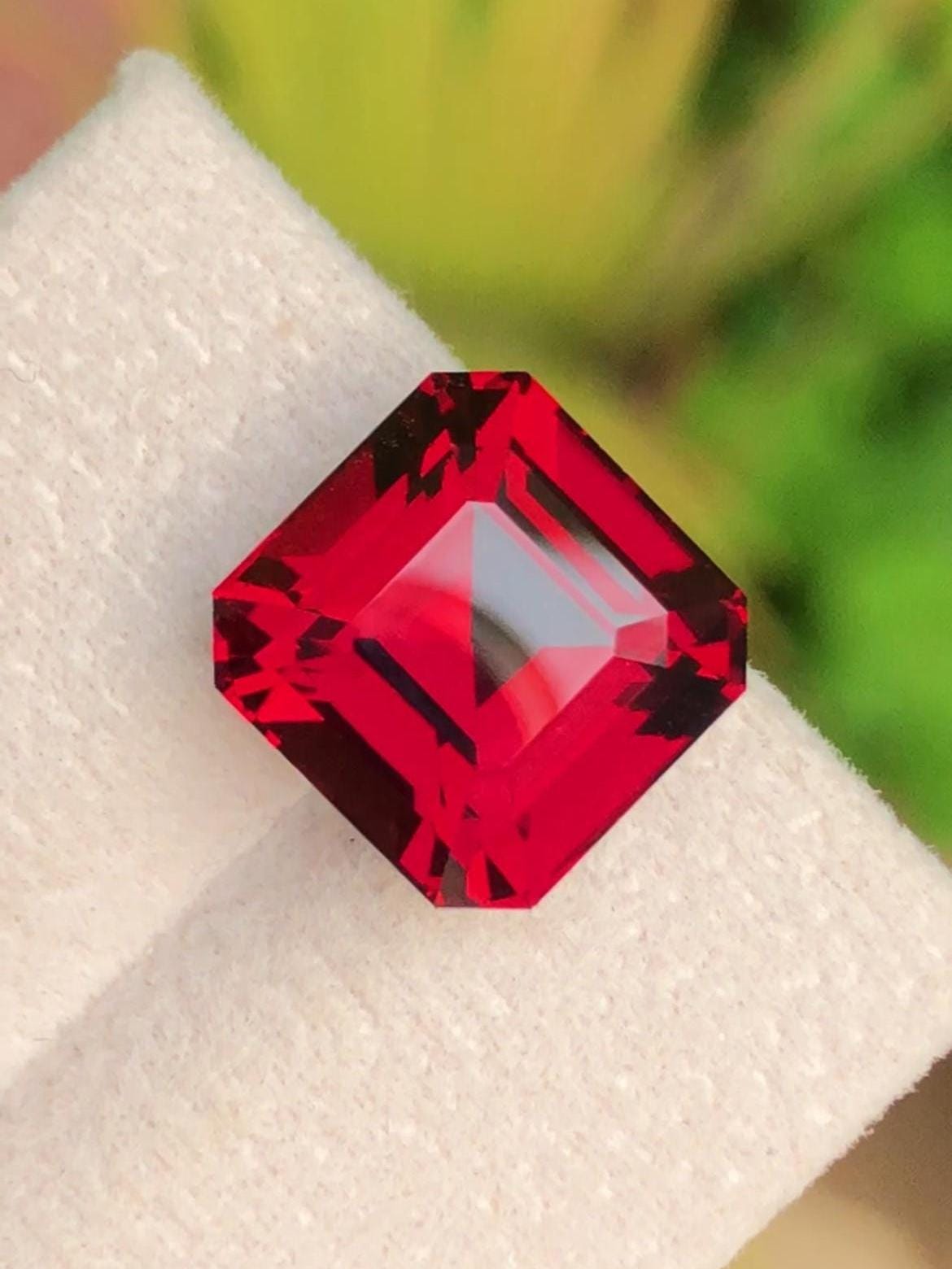 Rhodolite Purple Garnet 10.63ct Asscher Octagonal Cut – Tanzania Certified