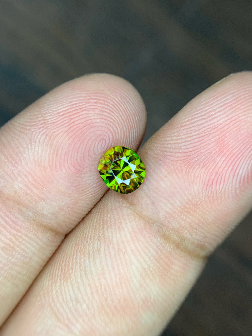 Natural Sphene Gemstone: 0.80 CT Round Cut, Himalayan Origin