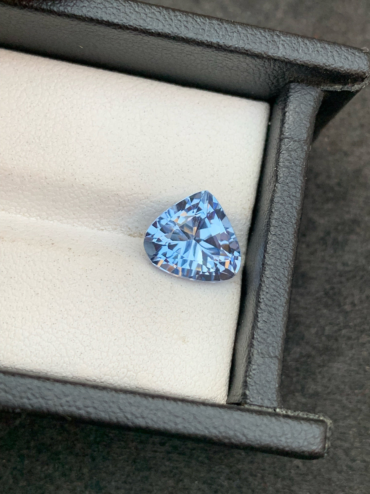 Santa Maria Blue Aquamarine Gemstone: Trillion Cut, March Birthstone, 2.70 Carats
