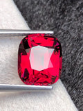 Rhodolite Garnet 4.44ct Cushion Cut Vibrant Reddish Gemstone from Tanzania