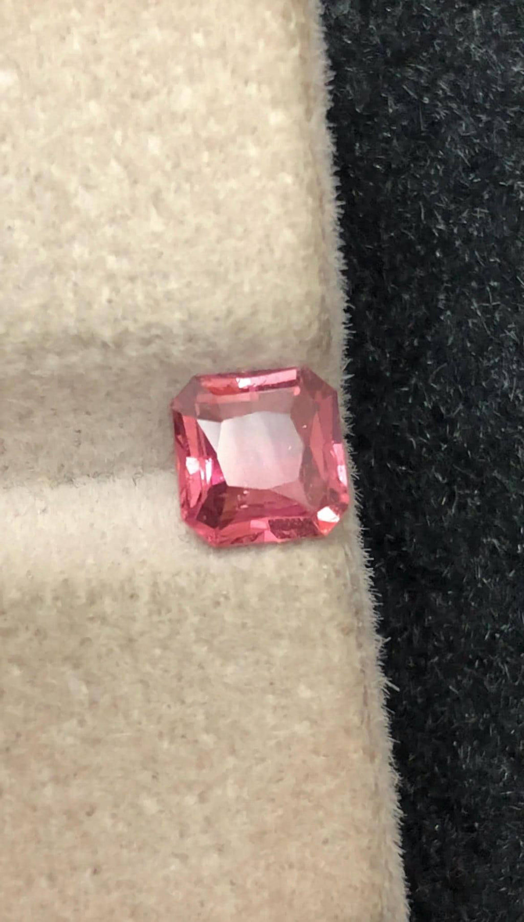 Sunset Padparadscha Sapphire 0.82 ct Fancy Octagonal Cut – From Madagascar With Certificate