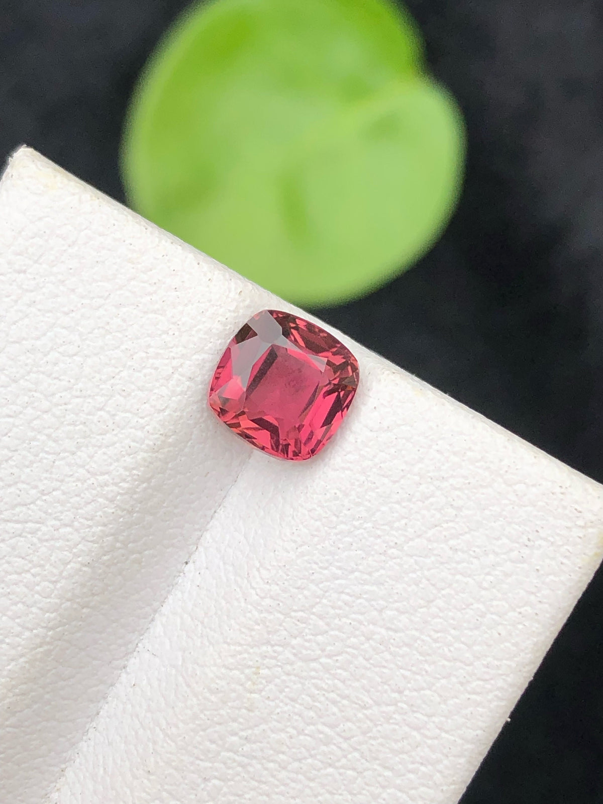 Deep Red Cushion Cut Spinel: Afghanistan Gemstone (1.20 Carat)