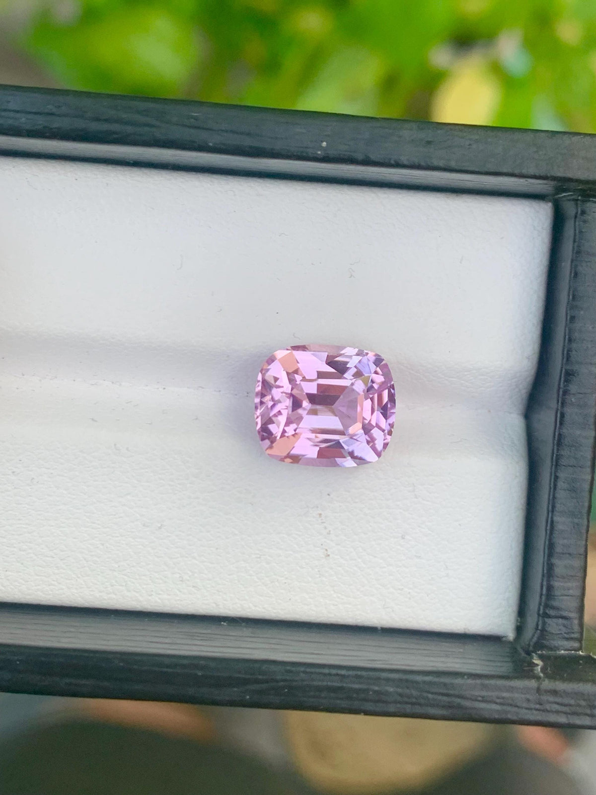 Cushion Cut Pink Kunzite Gemstone: Natural Afghanistan Gem (6.30 Carat)