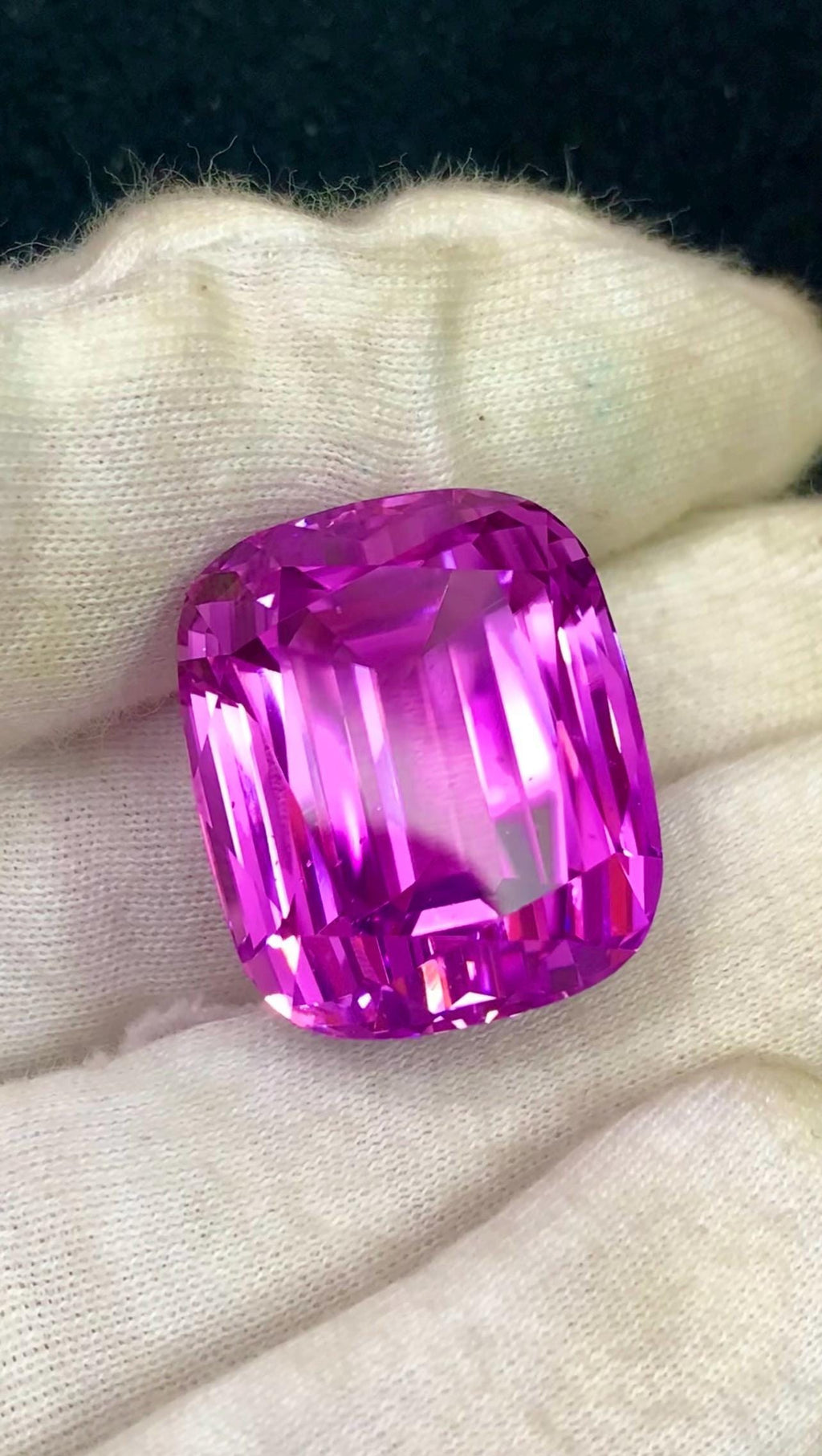 Pink Kunzite 65.20ct Cushion Cut Gemstone from Afghanistan – Elegant Sparkling Pink Gem