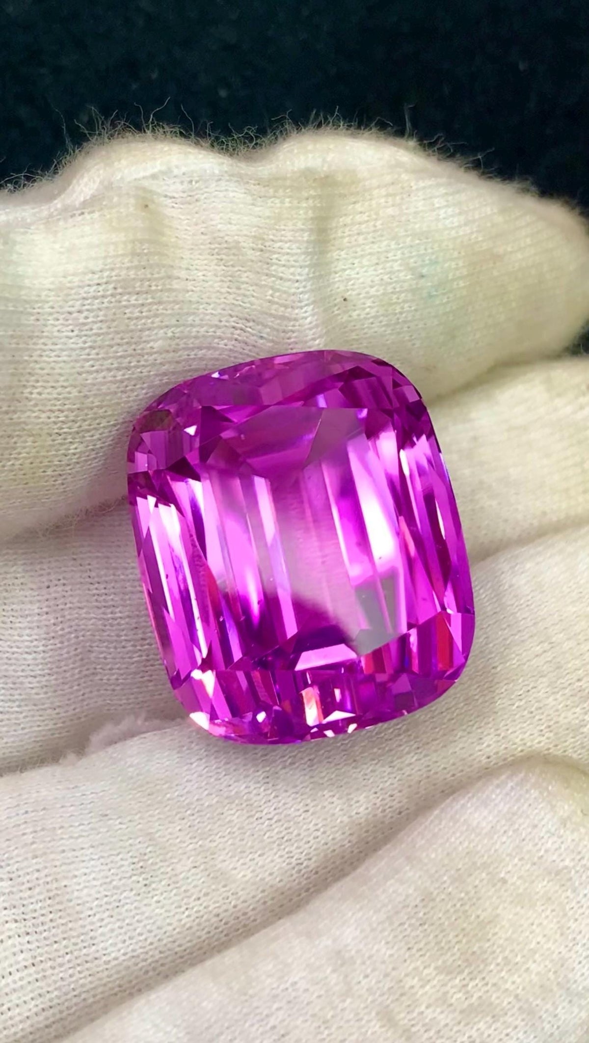 Pink Kunzite 65.20ct Cushion Cut Gemstone from Afghanistan – Elegant Sparkling Pink Gem